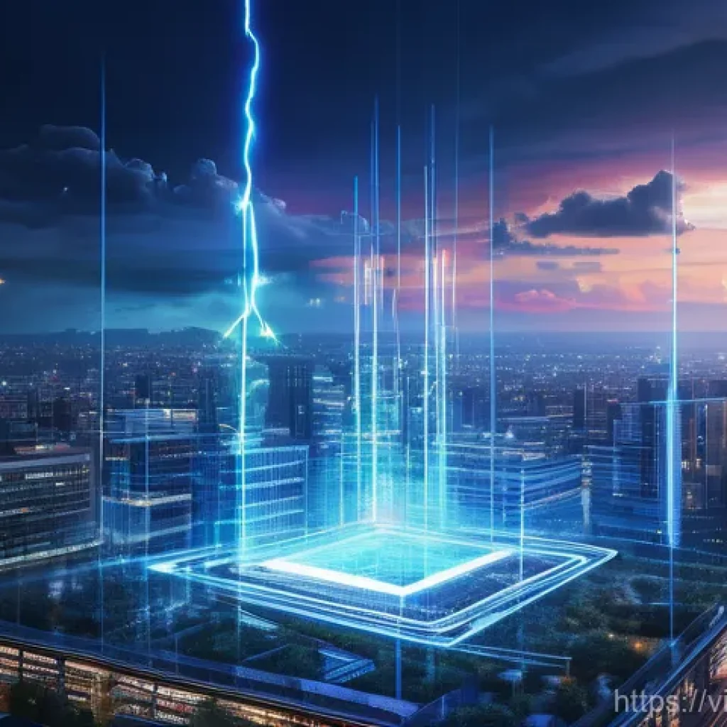 JAMstack 아키텍처에서의 리액트 활용법 - **Prompt 1: The Synergy of Speed and Innovation**
A vibrant, futuristic cityscape where building...
