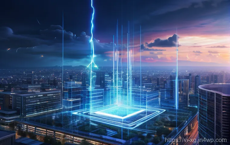 JAMstack 아키텍처에서의 리액트 활용법 - **Prompt 1: The Synergy of Speed and Innovation**
A vibrant, futuristic cityscape where building...